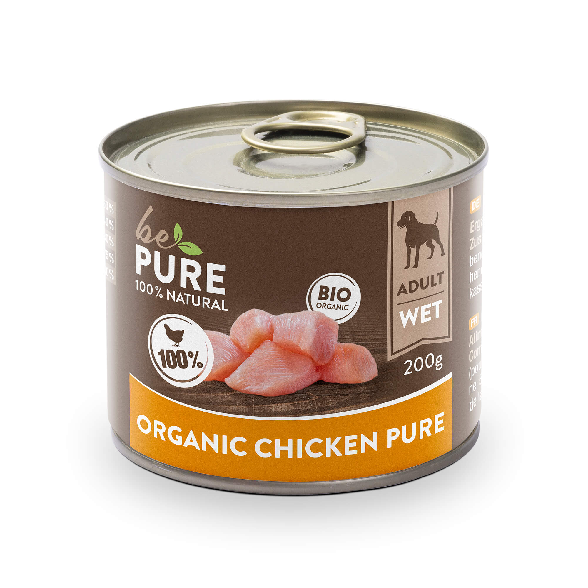 bePure Organic Chicken pure mit Bio Huhn Pur (400g)