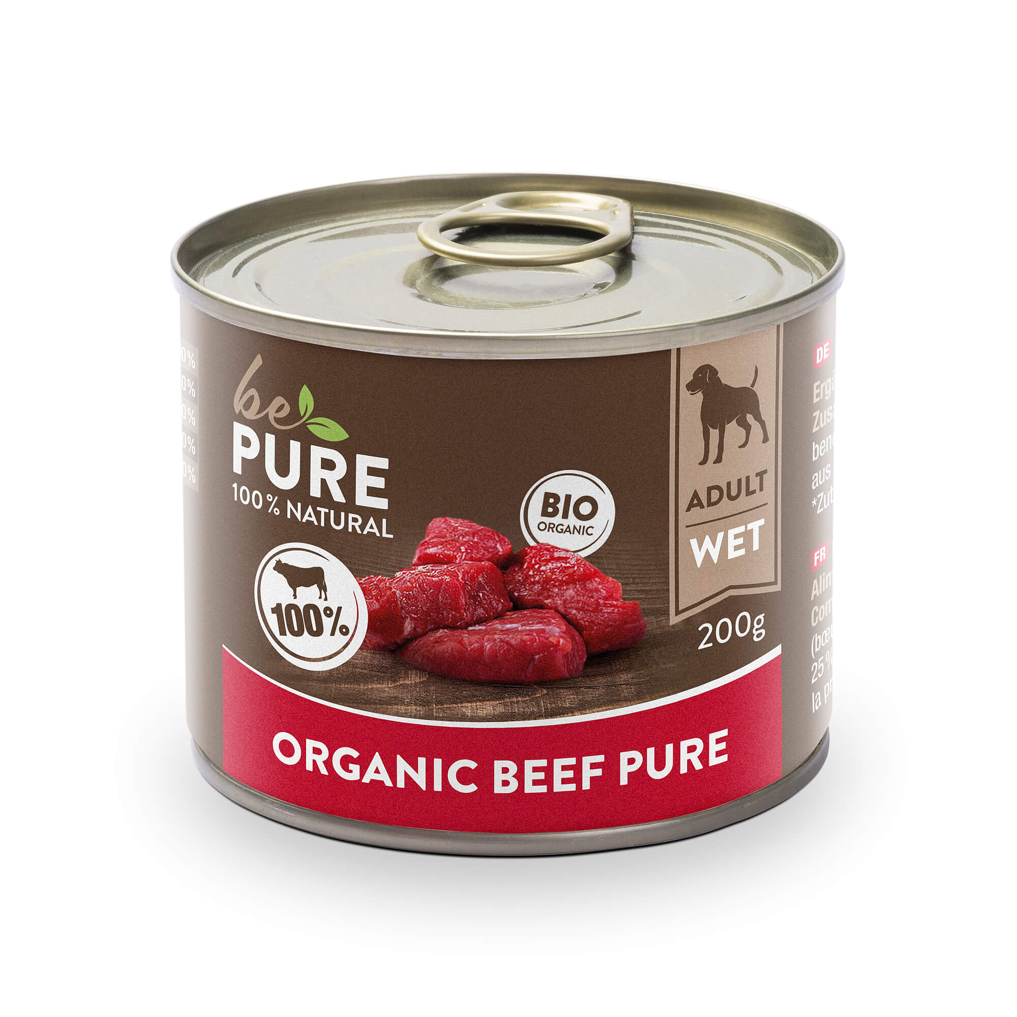 bePure Organic Beef pure mit Bio Rind Pur (400g)