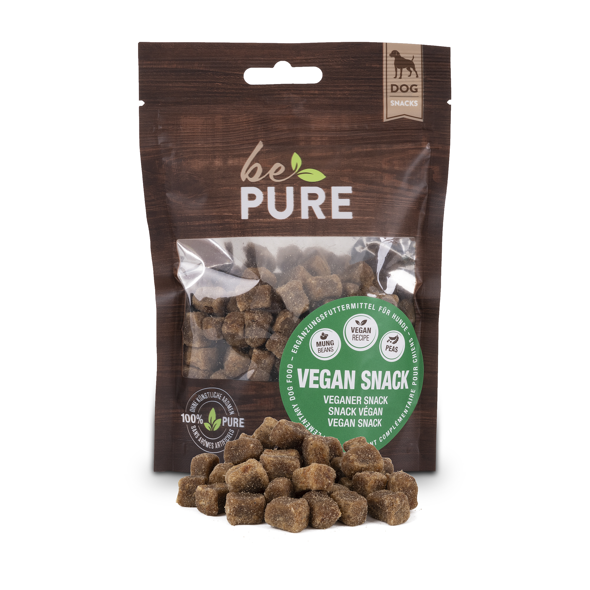 bePure Vegan Snack für Hunde (100g)