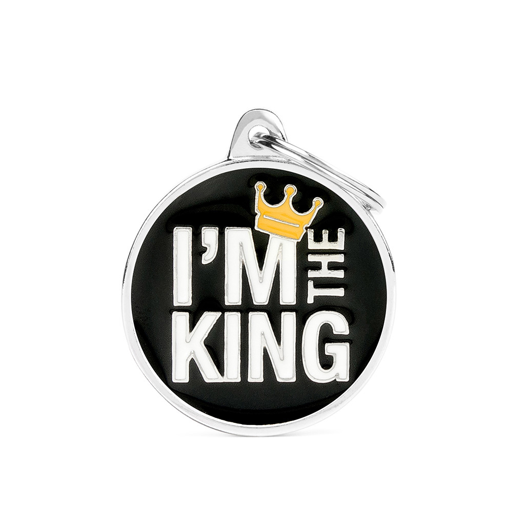 MyFamily I'm The King ID-Tag pour chiens