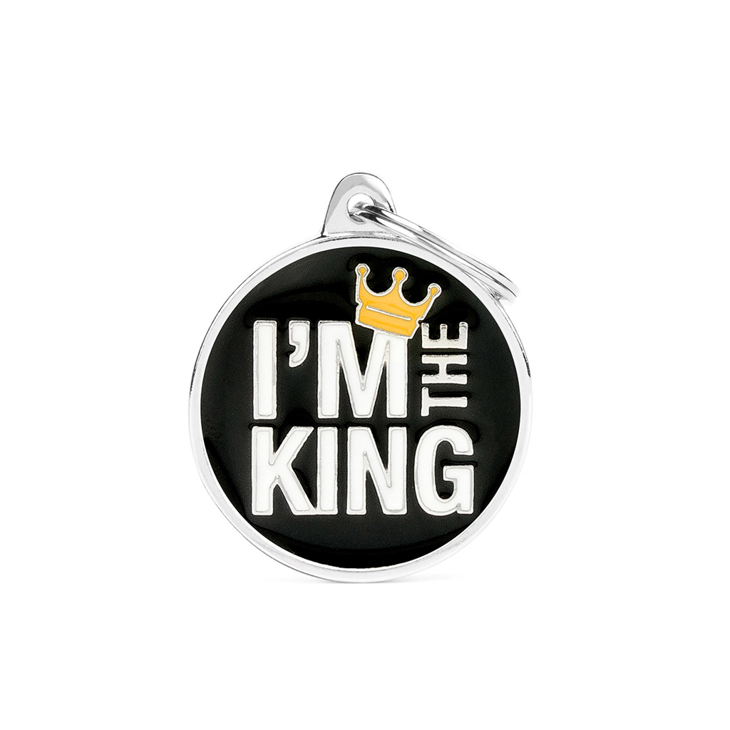 MyFamily I'm The King ID-Tag pour chiens