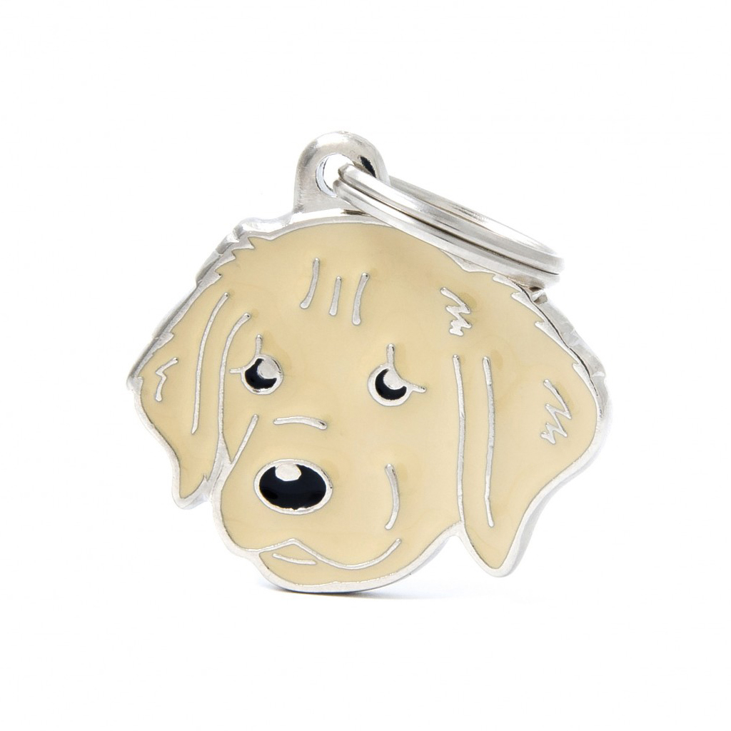 MyFamily Golden Retriever ID-Tag pour chiens