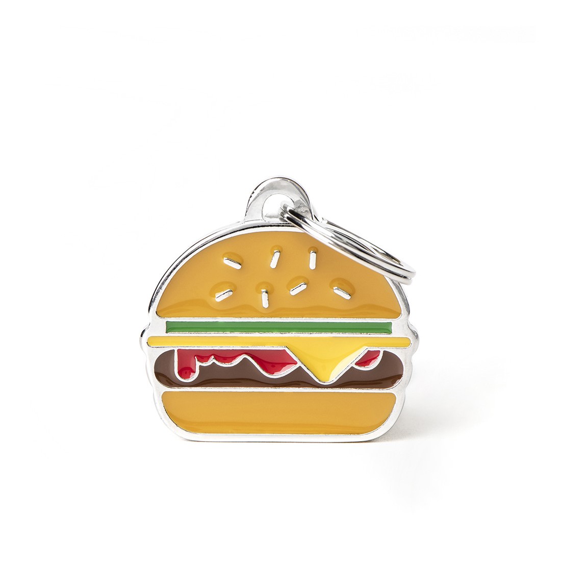 MyFamily Burger Food ID-Tag pour chiens