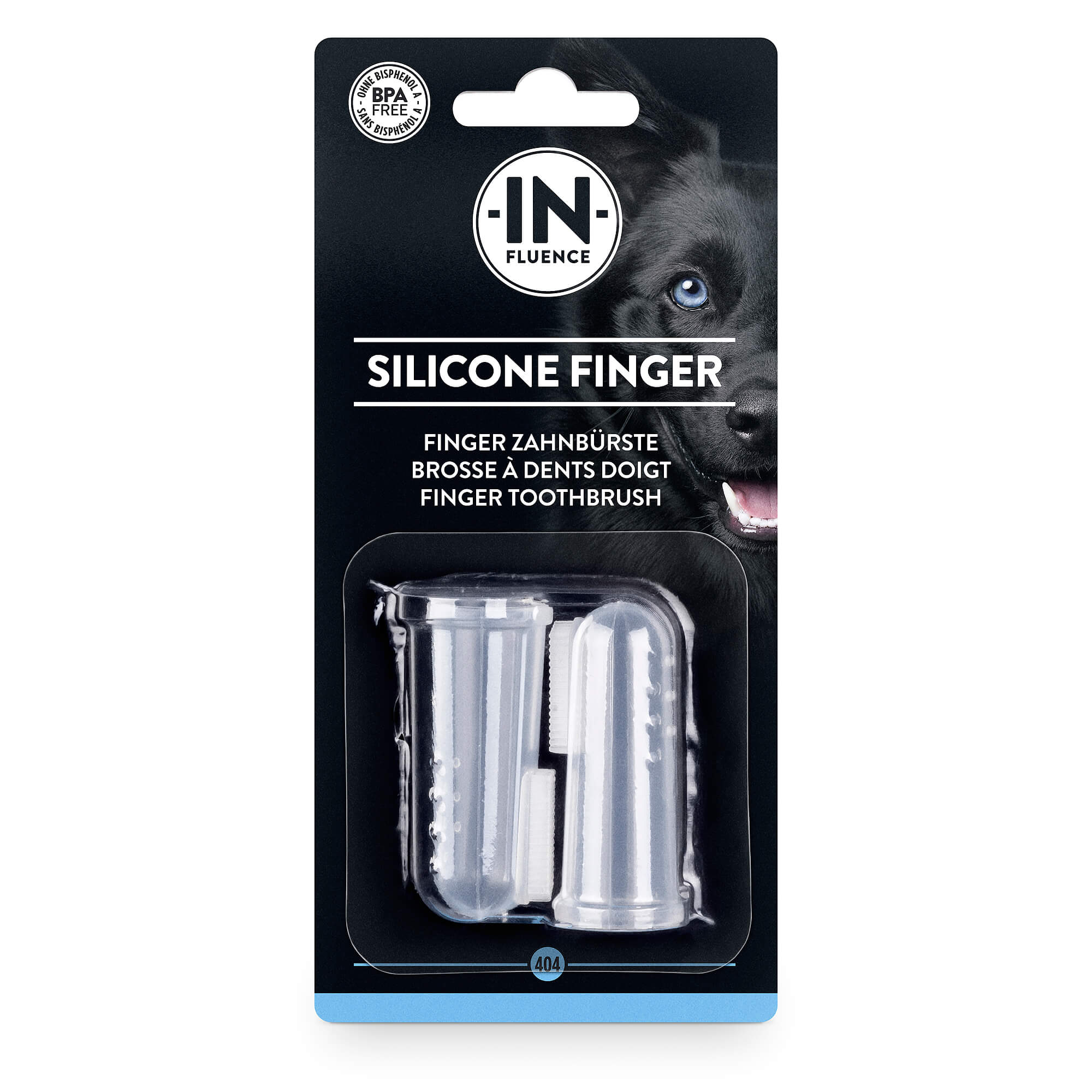 In-Fluence Silicone Finger Finger Zahnbürste (2 Stk.)
